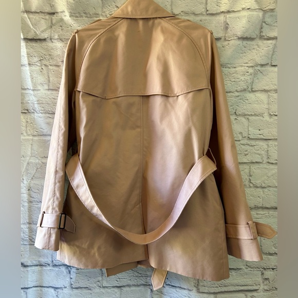 Coach Double-Breasted Trench Coat in Pale Pink With Dust Bag - Picture 12 of 13